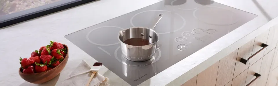 photo of an induction stove
